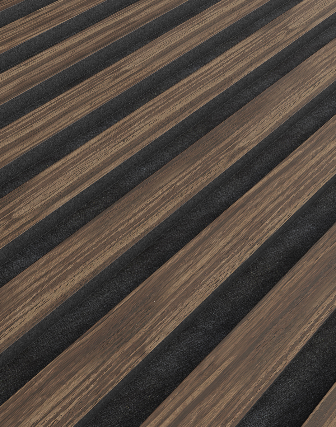 Akustikpaneel Zebrano 240x60 cm