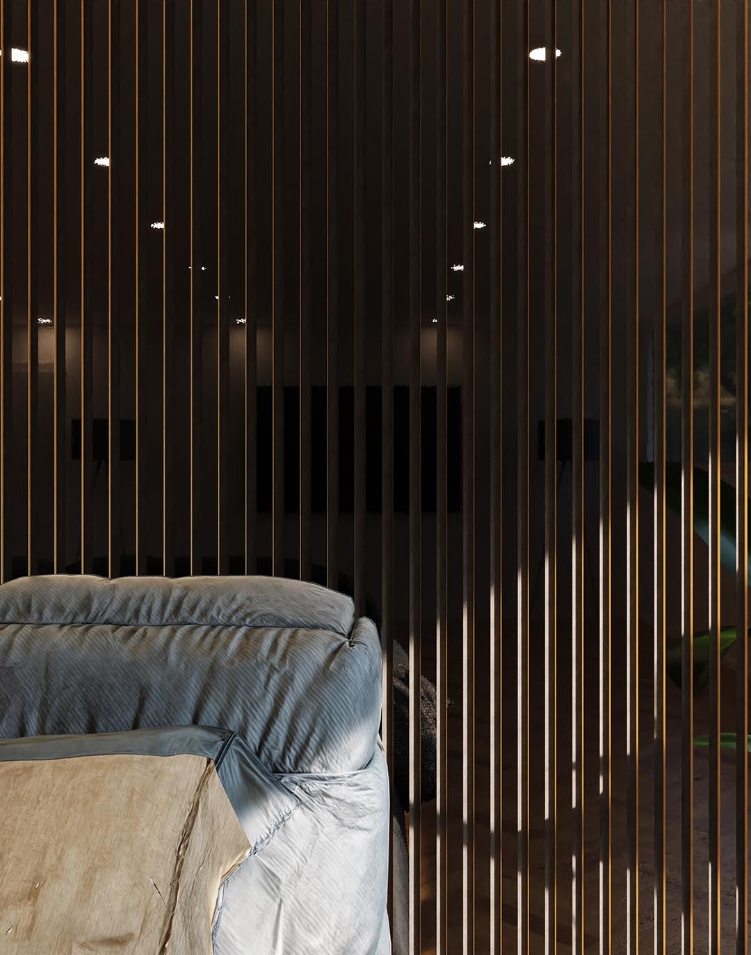 Akustikpaneel Mirror Black 240x60 cm Akustikpaneel Mirror Black 240x60 cm