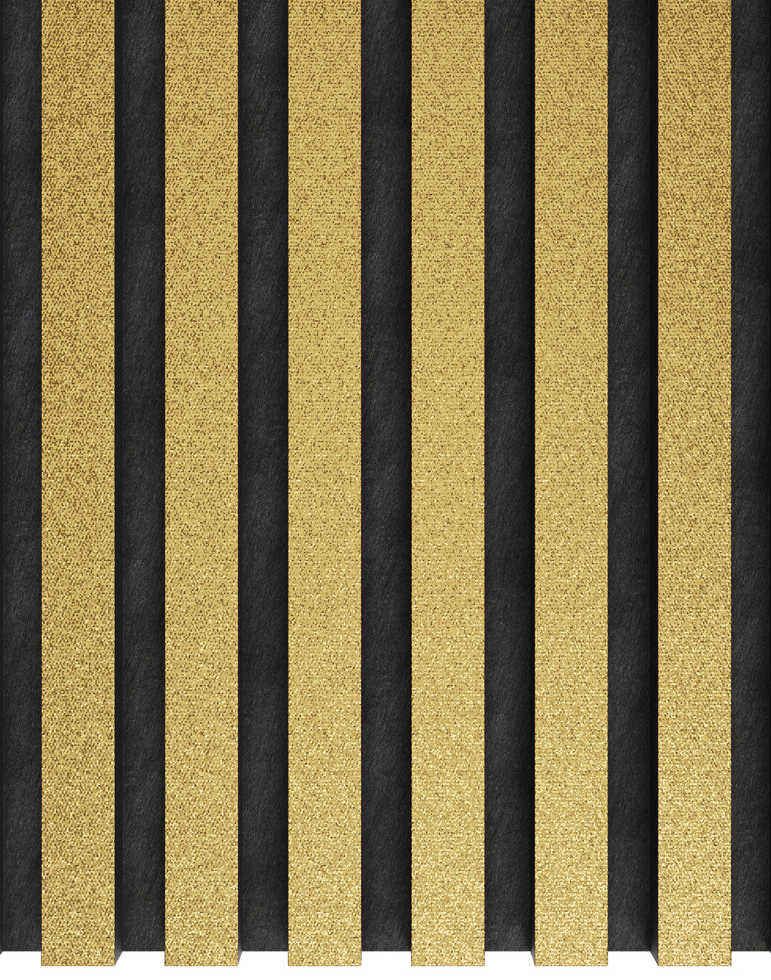 Akustikpaneel Golden Glitter 240x60 cm