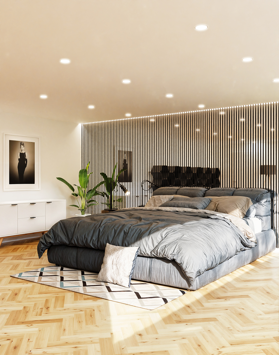 Akustikpaneel Mirror 240x60 cm Akustikpaneel Mirror 240x60 cm