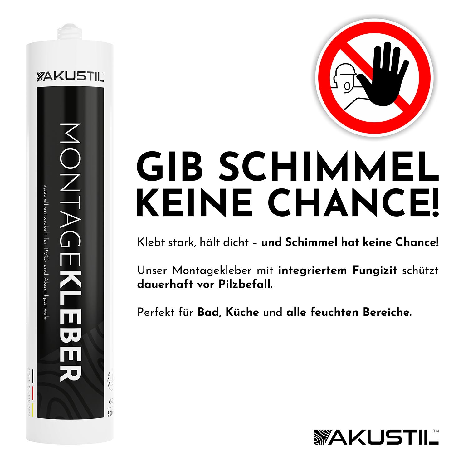 Akustik- und PVC-Paneel Montagekleber Akustik- und PVC-Paneel Montagekleber