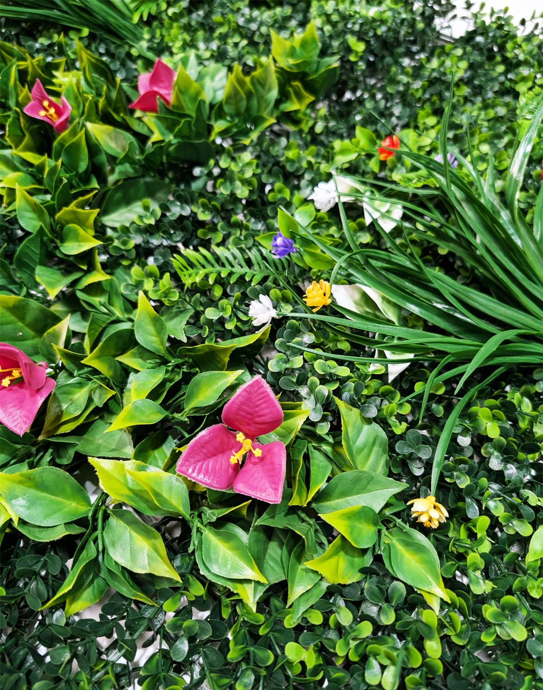 Pflanzenwand Jungle Blossom 100x100 cm