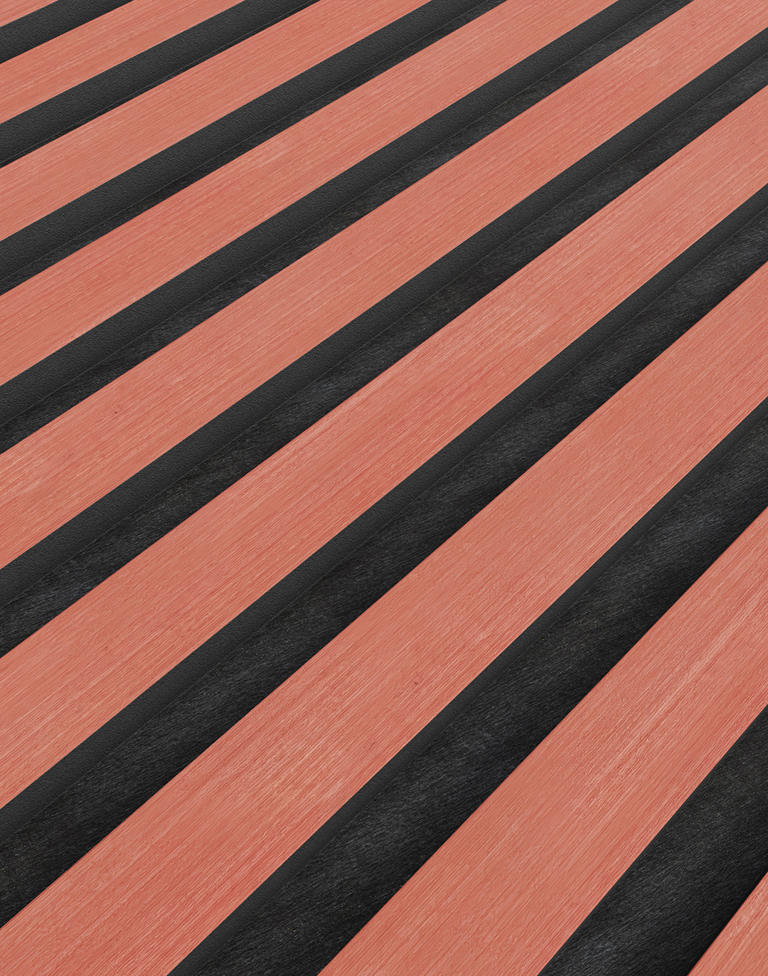 Akustikpaneel Coral Red 240x60 cm