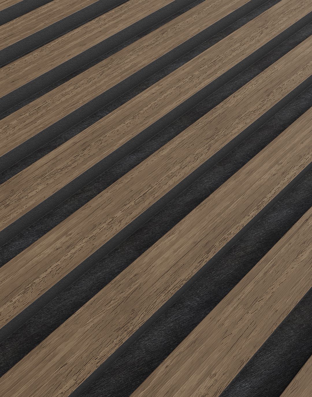 Akustikpaneel Aged Mahagony 240x60 cm