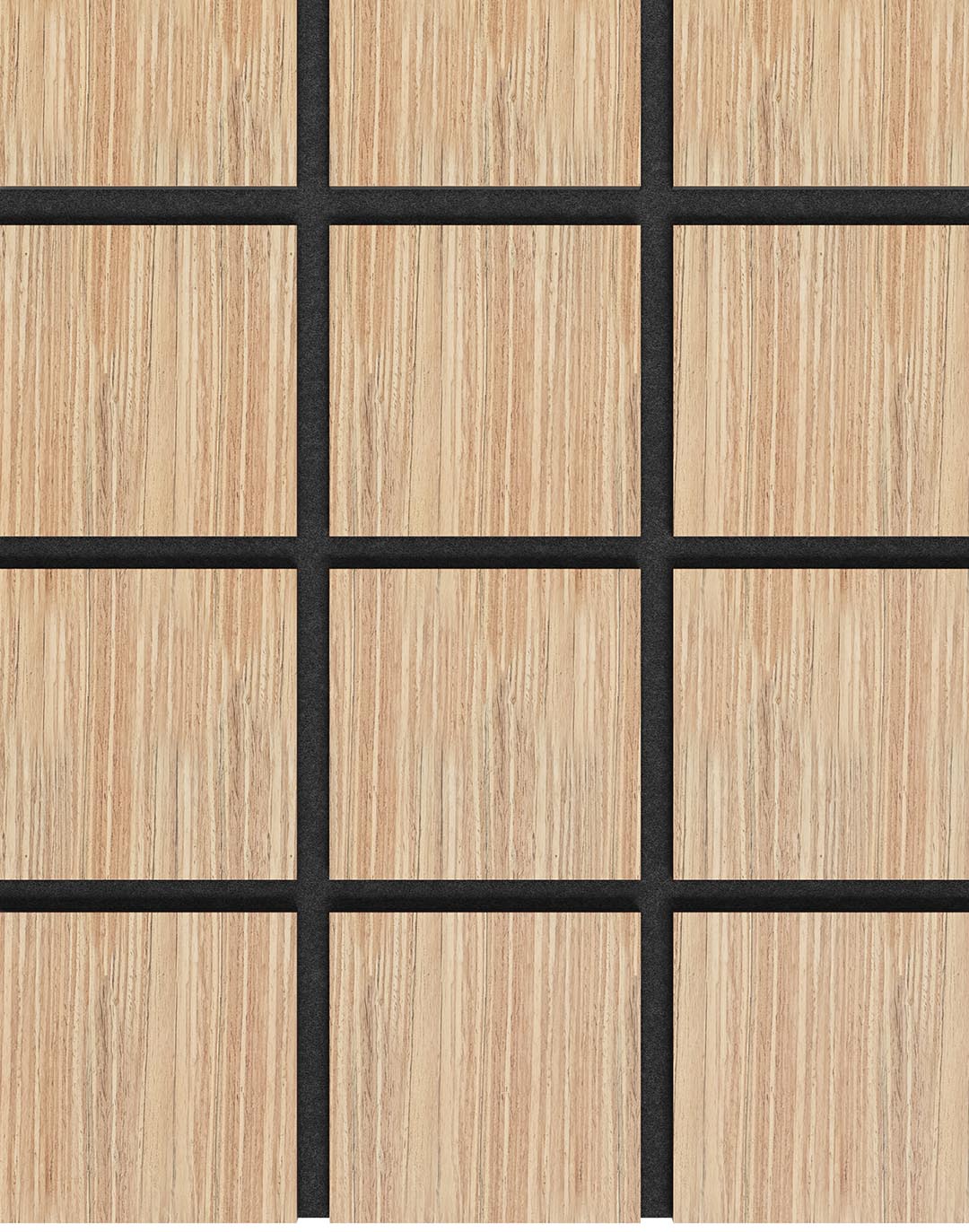 Akustikpaneel Quadra Golden Teak 240x60 cm Akustikpaneel Quadra Golden Teak 240x60 cm