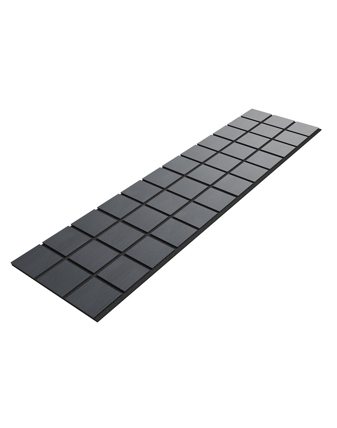 Akustikpaneel Quadra Graphite Black 240x60 cm