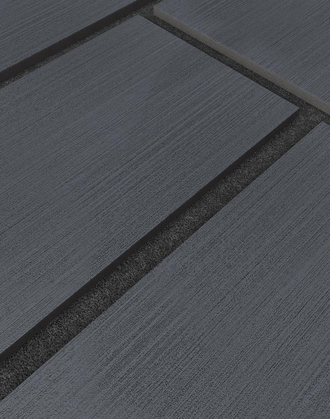 Akustikpaneel Rectina Graphite Black 240x60 cm Akustikpaneel Rectina Graphite Black 240x60 cm