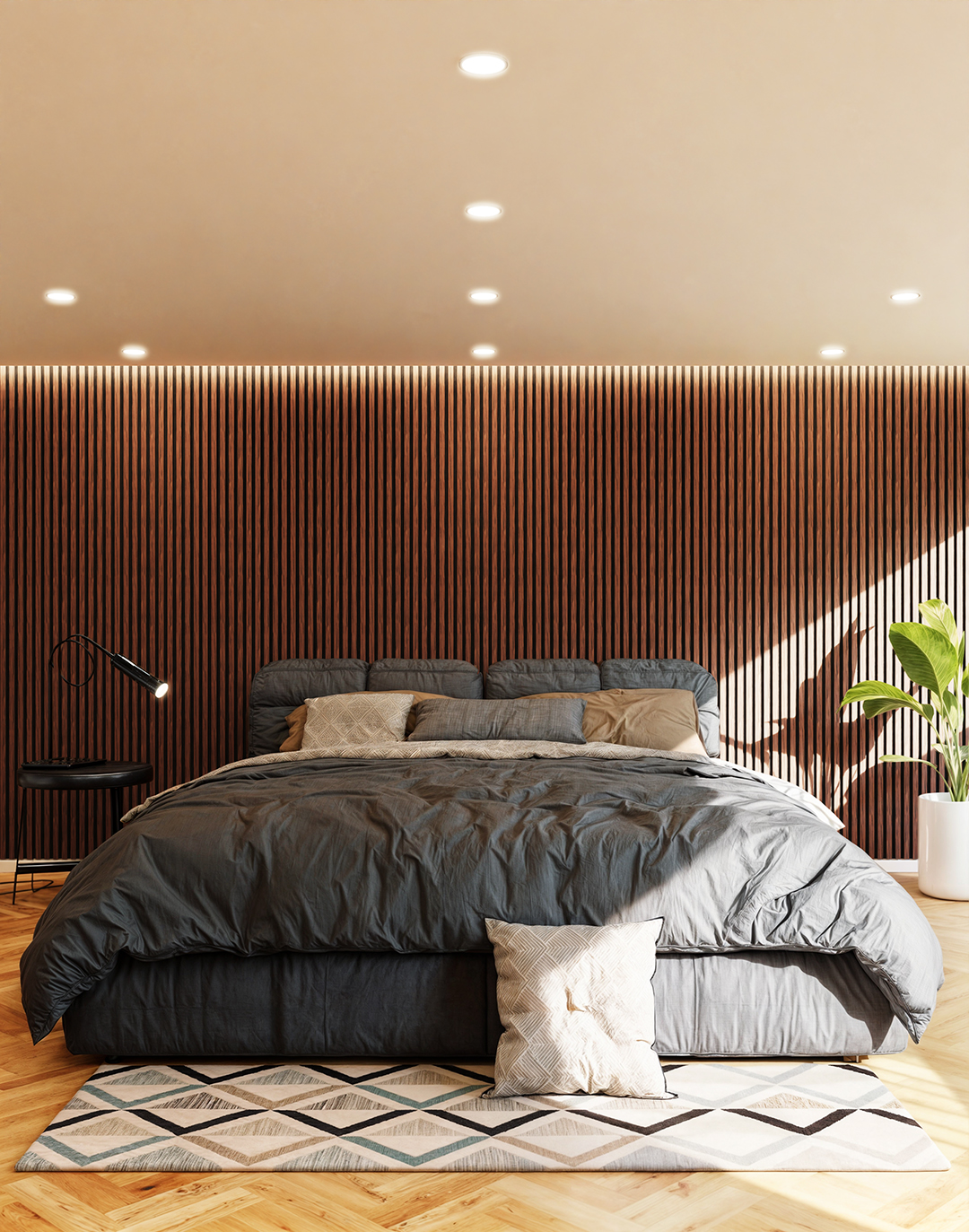 Akustikpaneel Palisander 240x60 cm