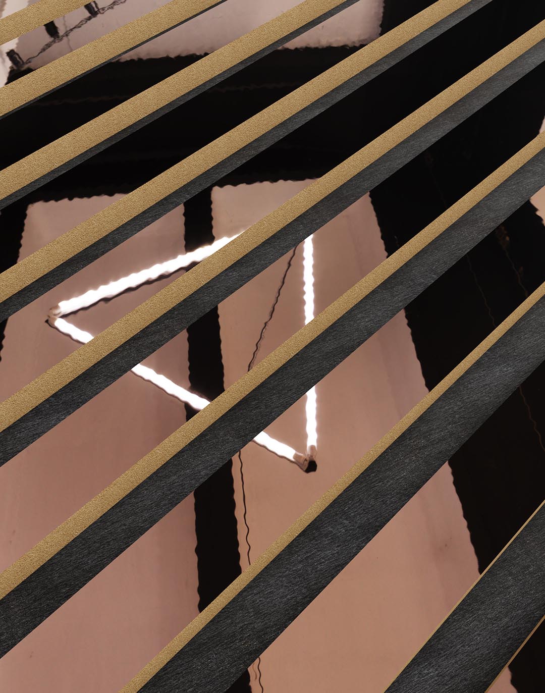 Akustikpaneel Mirror Copper 240x60 cm