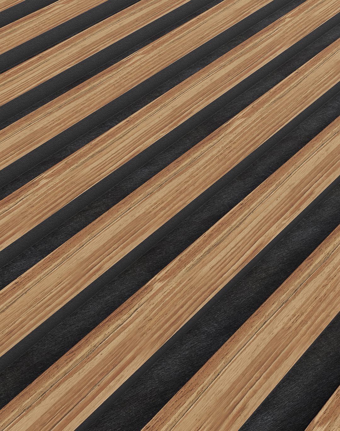 Akustikpaneel Golden Teak 240x60 cm