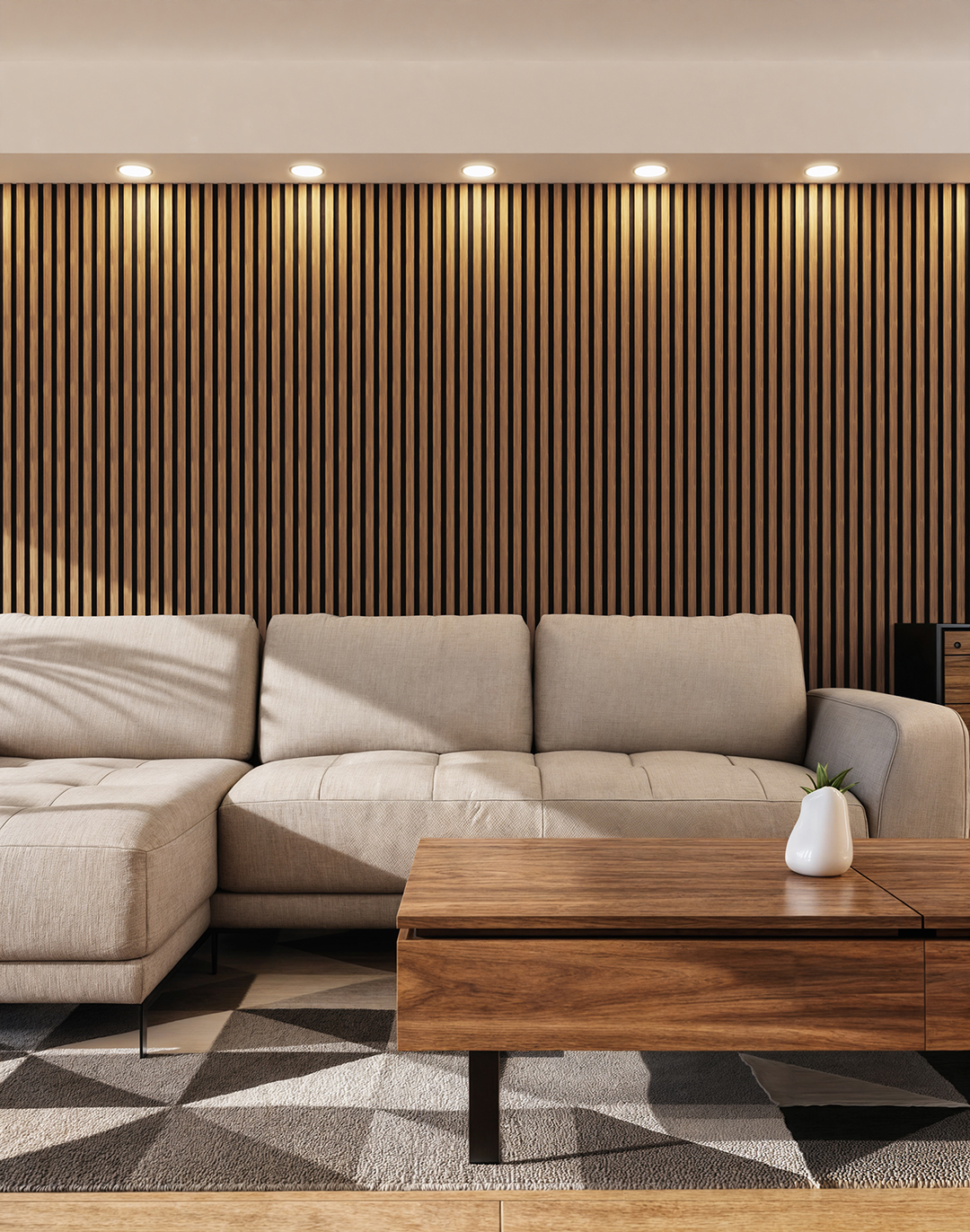 Akustikpaneel Golden Teak 240x60 cm