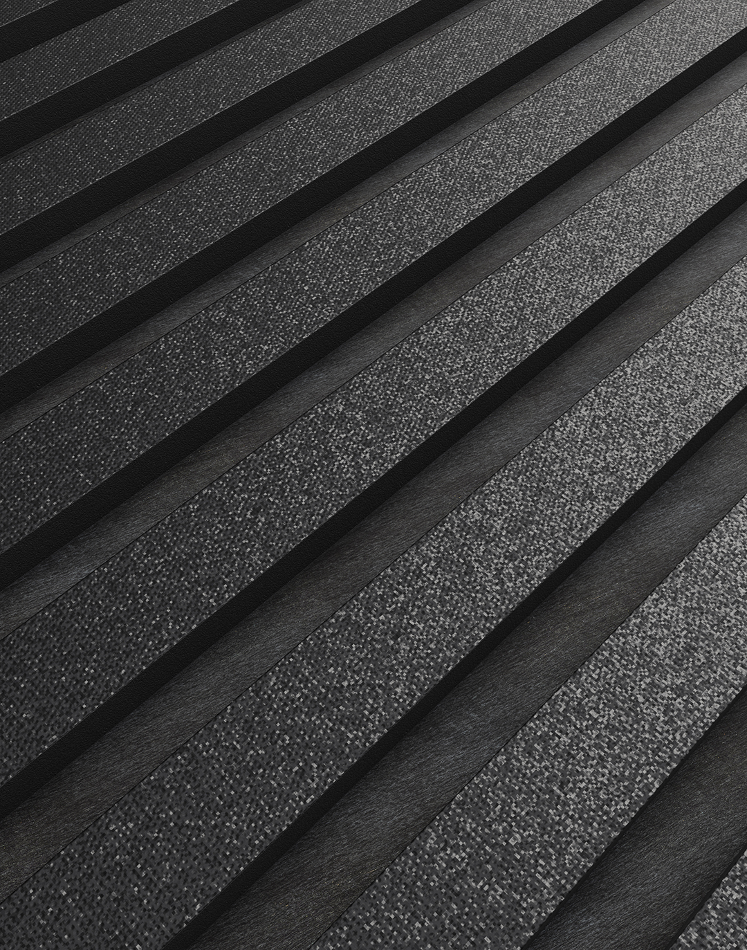 Akustikpaneel Black Glitter 240x60 cm