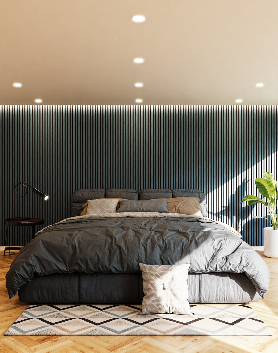 Akustikpaneel Ocean Blue 240x60 cm