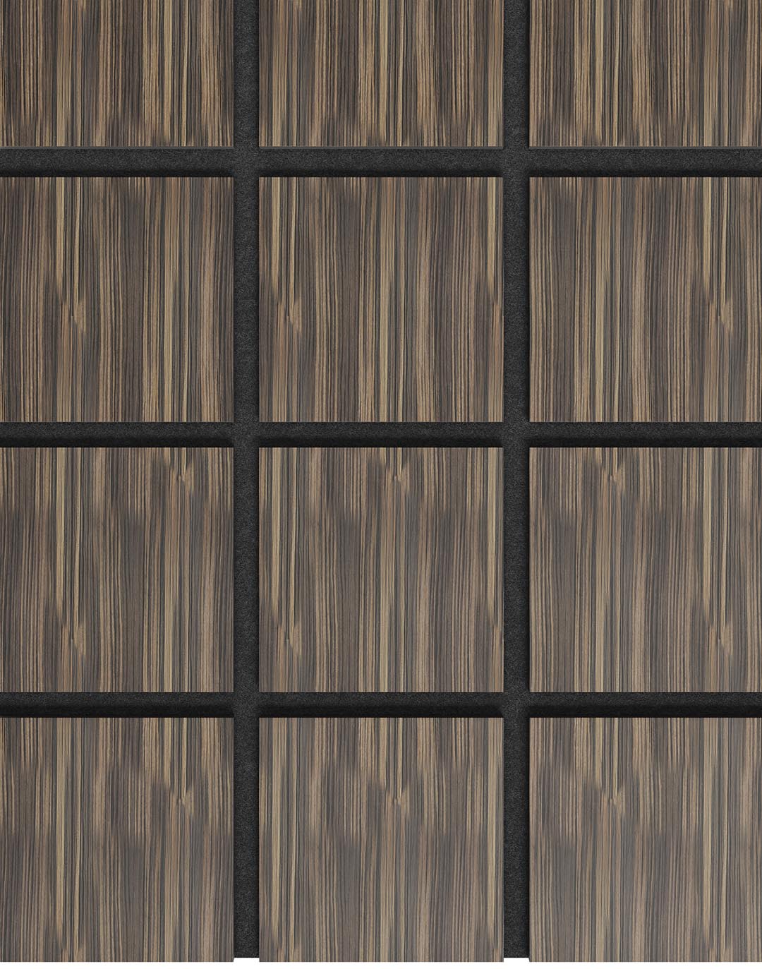 Akustikpaneel Quadra Zebrano 240x60 cm