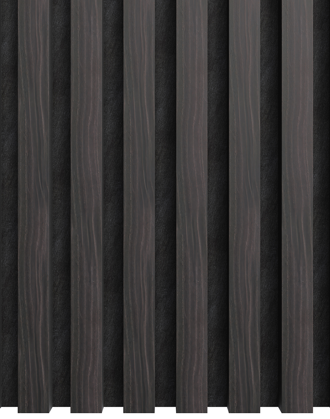 Akustikpaneel Black Ash 240x60 cm