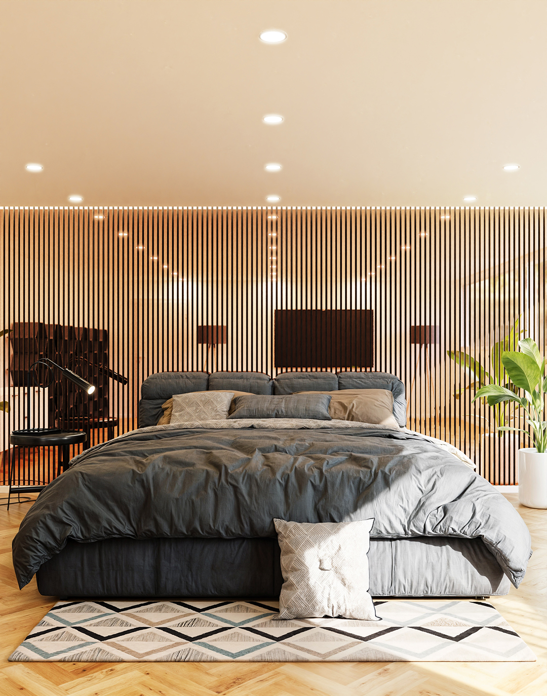 Akustikpaneel Mirror Copper 240x60 cm