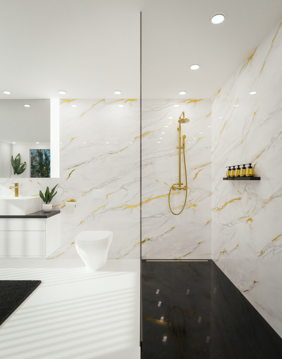 PVC-Paneel Marmor Wien Imperial 288x122 cm