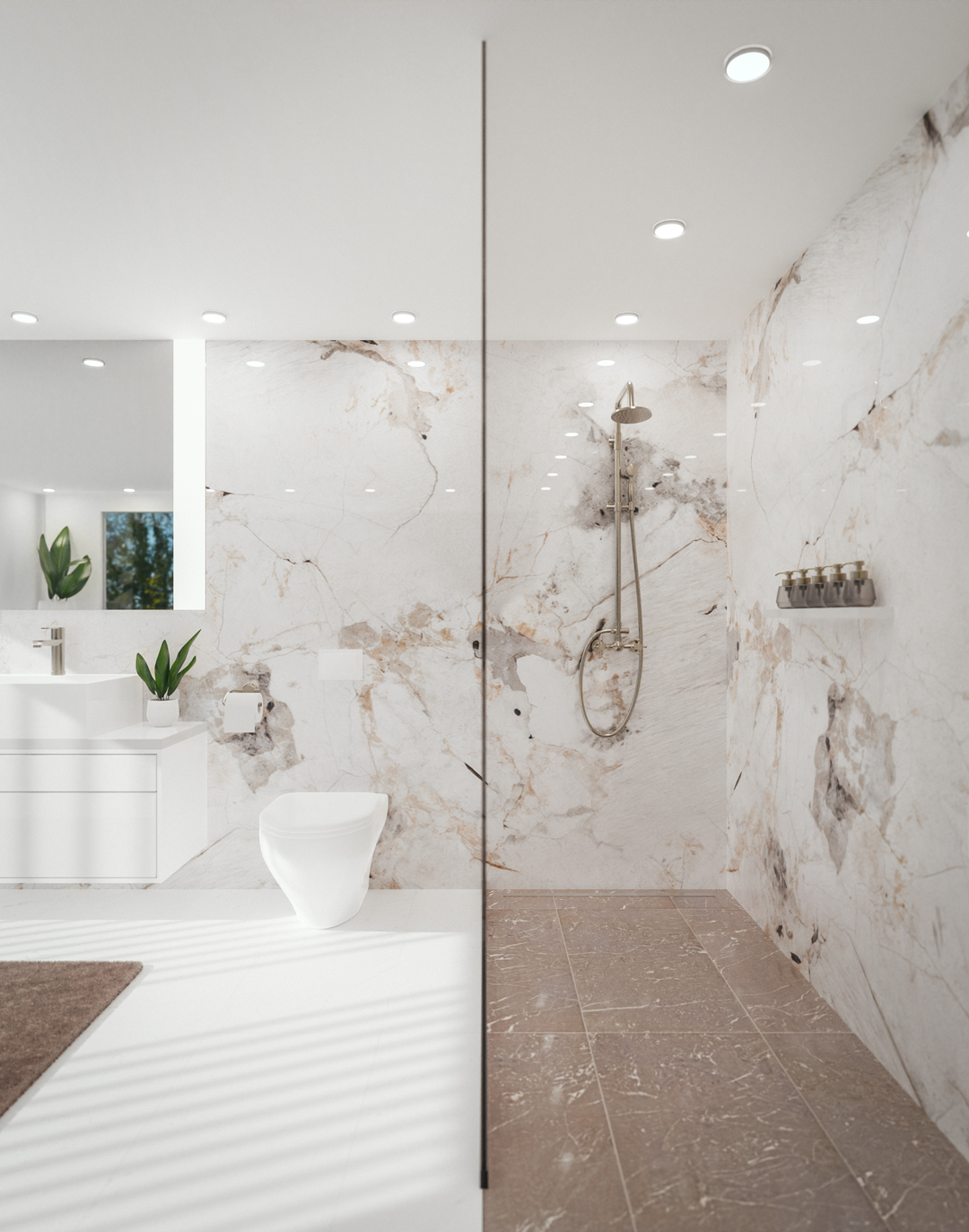 PVC-Paneel Marmor Salzburg Classic 288x122 cm