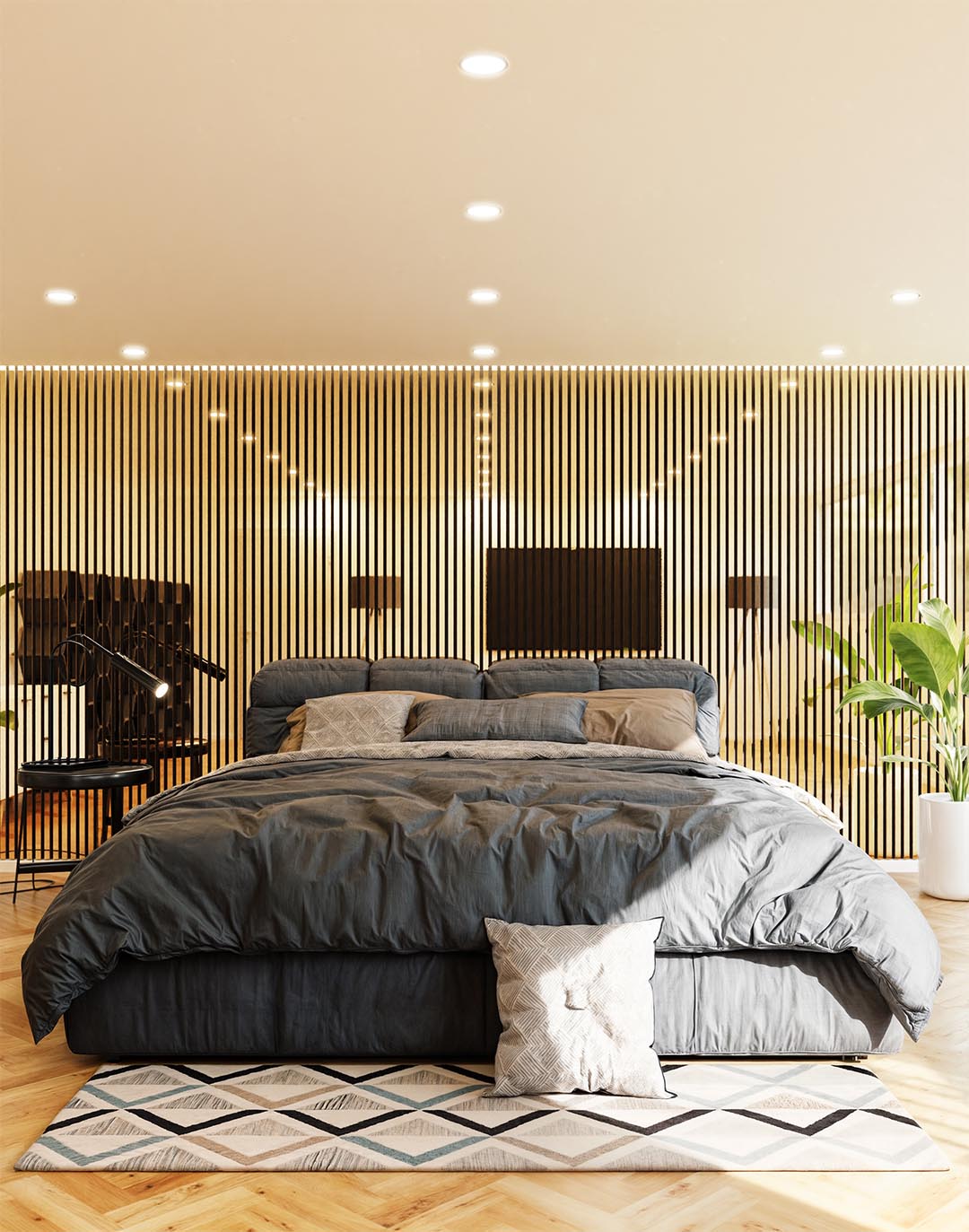 Akustikpaneel Mirror Gold 240x60 cm