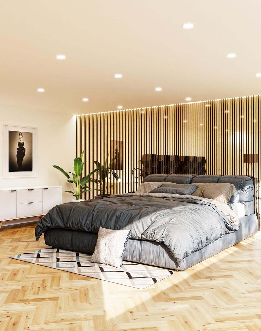 Akustikpaneel Mirror Gold 240x60 cm Akustikpaneel Mirror Gold 240x60 cm