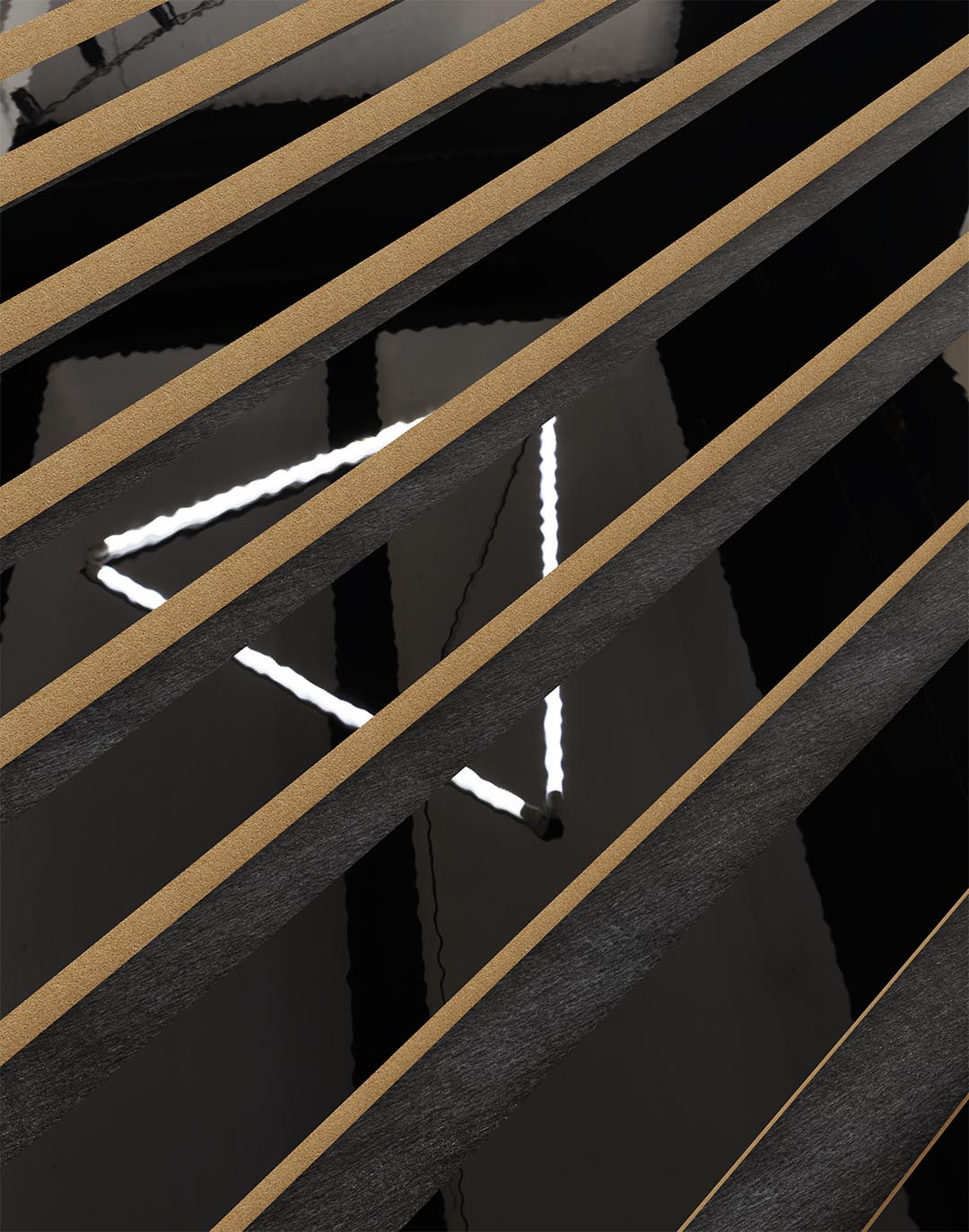 Akustikpaneel Mirror Black 240x60 cm Akustikpaneel Mirror Black 240x60 cm