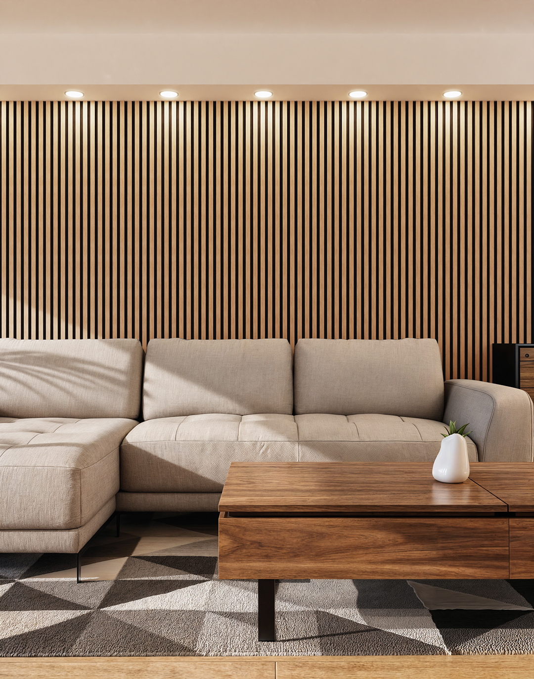 Akustikpaneel Blonde Ash 240x60 cm Akustikpaneel Blonde Ash 240x60 cm